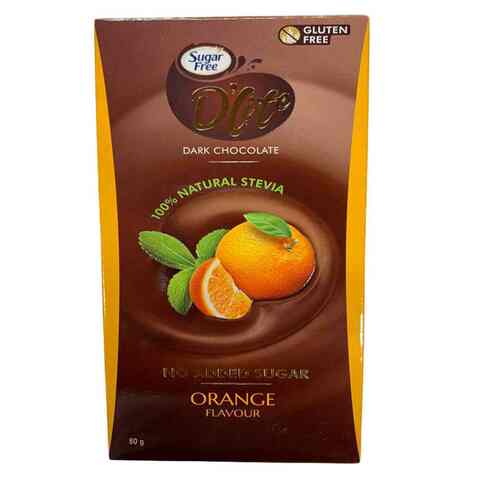 D&#39;Lite Sugar Free Dark Chocolate Orange 80g