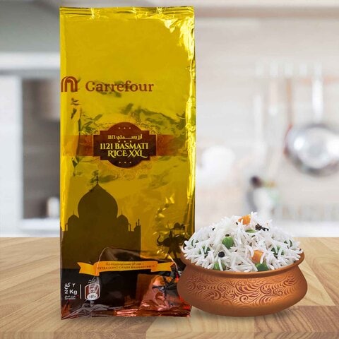 Carrefour 1121 XXL Basmati Rice 2kg
