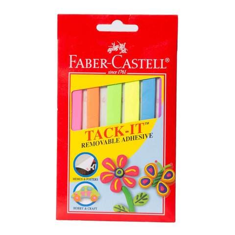 Faber-Castell Tack It Removable Adhesive 50 Gram Colors