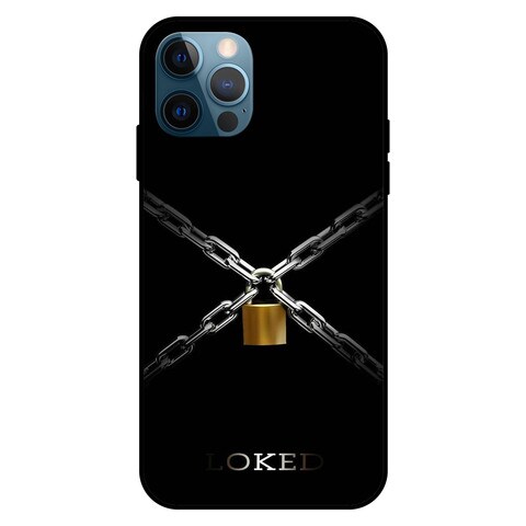 Theodor Apple iPhone 12 Pro Max 6.7 Inch Case Locked (2) Flexible Silicone Cover