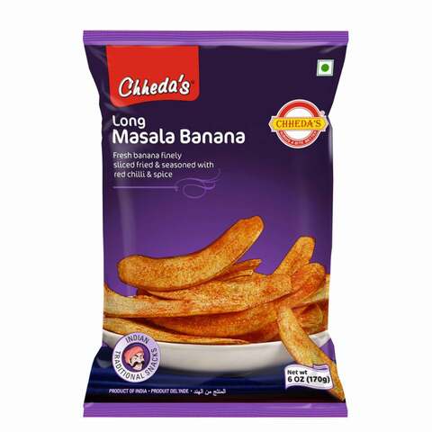 Chheda&#39;s Namkeen Long Masala Banana Chips 170G