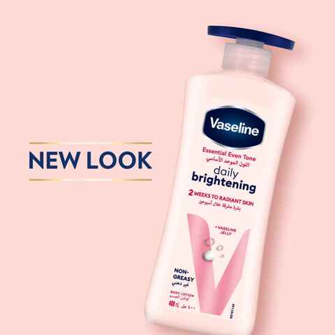 Vaseline Essential Even Tone Body Lotion Daily Brightening 400ml
