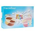 Buy Carrefour Classic Vanilla Strawberry Chocolate Ice Cream 368g in Kuwait