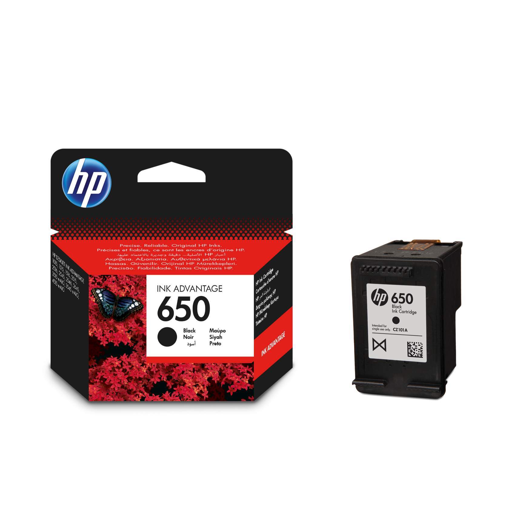 Buy Hp Cartridge 650 Black Online Shop Electronics Appliances On Carrefour Uae