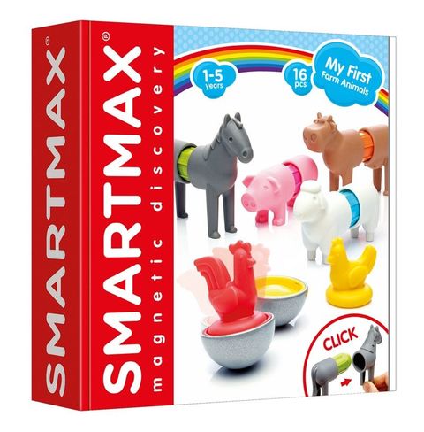 Buy Smartmax - My First Farm Animals Magnetic Discovery Building Set With  Soft Animals For Ages 1-5 Online - Shop Toys & Outdoor on Carrefour UAE
