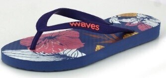 Waves Tappered Ladies Slipper Purple Color Size 04