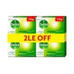 Buy Dettol Antibacterial Soap - Original - 115 gram - 4 Piece in Egypt