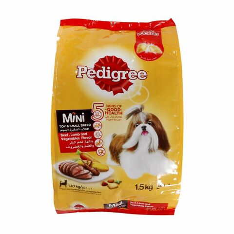 Pedigree small shop breed puppy food