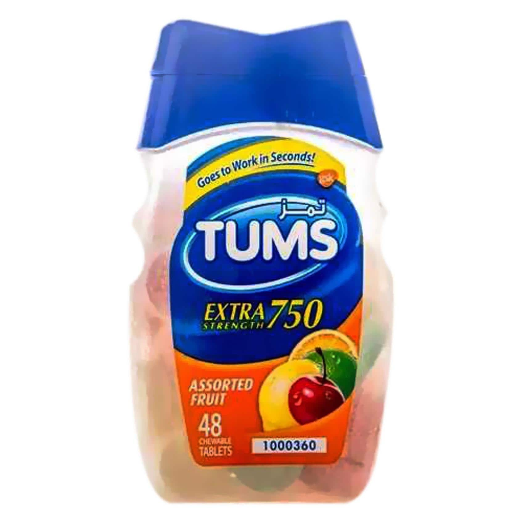 Buy Tums Extra Strength 750 Mg 48 Tabs Online Shop Health & Fitness