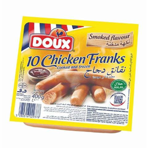 Doux smoked chicken franks 400 g