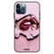 Theodor Apple iPhone 12 Pro 6.1 Inch Case Lip Smacking Flexible Silicone Cover