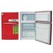Nobel Double Door Refrigetrators Red Defrost Recessed Handle R600A Inside Condenser 111 Ltrs Gross Capacity, 86 Ltrs Net Capacity NR110SS (Basic Installation Included)