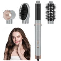 4 in 1 Styler, Hair Dryer Brush Set, as Hairdryer, Hair Curler, Hot Brush For Hair Styling, Drying, Volumizing and Curling With Ion Care, High-Speed Motor,