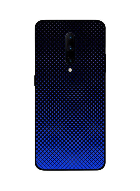 Theodor - Protective Case Cover For Oneplus 7 Pro Blue Doted