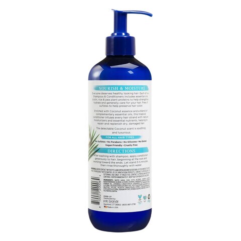 Dr. Teal&#39;s Coconut Nourish And Moisture Essential Oil Conditioner 473ml