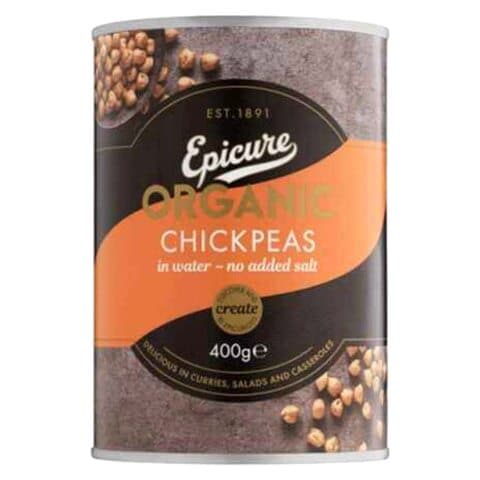 Epicure Organic Chick Peas In Water 400g
