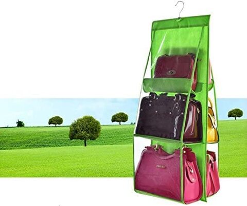Hanging discount handbag holder