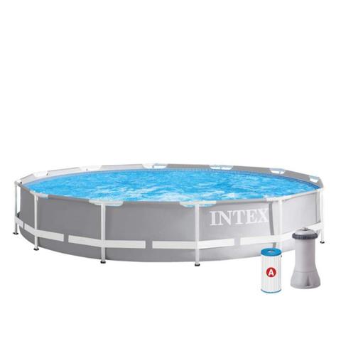 Intex Prism Frame Pool With Pump Blue 366x76cm