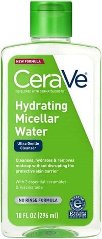 Cerave Micellar Water, Hydrating Facial Cleanser &amp; Eye Makeup Remover, 10 FL. Oz, 10 Fl OZ (Pack Of 1)