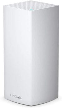 Linksys Velop Mx5300 Tri-Band Whole Home Mesh WiFi 6 System (Ax5300) WiFi Router, Extender &amp; Booster Up To 3000 Sq Ft, 4X Faster Speed For 50+ Devices With Mu-Mimo &amp; Parental Controls - 1 Pack, White