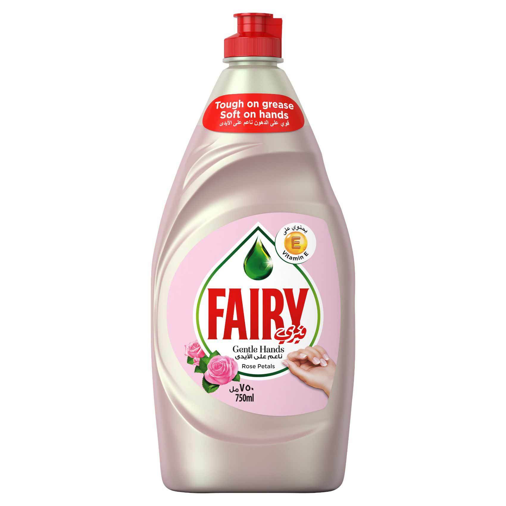 Buy Fairy Gentle Hands Rose Petals Dishwash Liquid 750ml Online Shop
