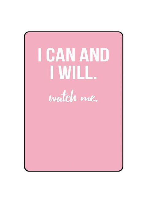 Theodor - Protective Case Cover For Apple iPad 7th Gen 10.2 Inch Pink/White