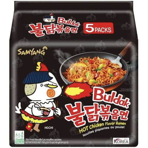 Samyang Hot Chicken Ramen Noodle 140g Pack of 5