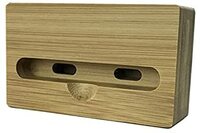 Generic Wood Cell Phone Stand With Sound Amplifier Bamboo Desktop Mobile Phone Speaker Holder Light Weight Portable Smartphone
