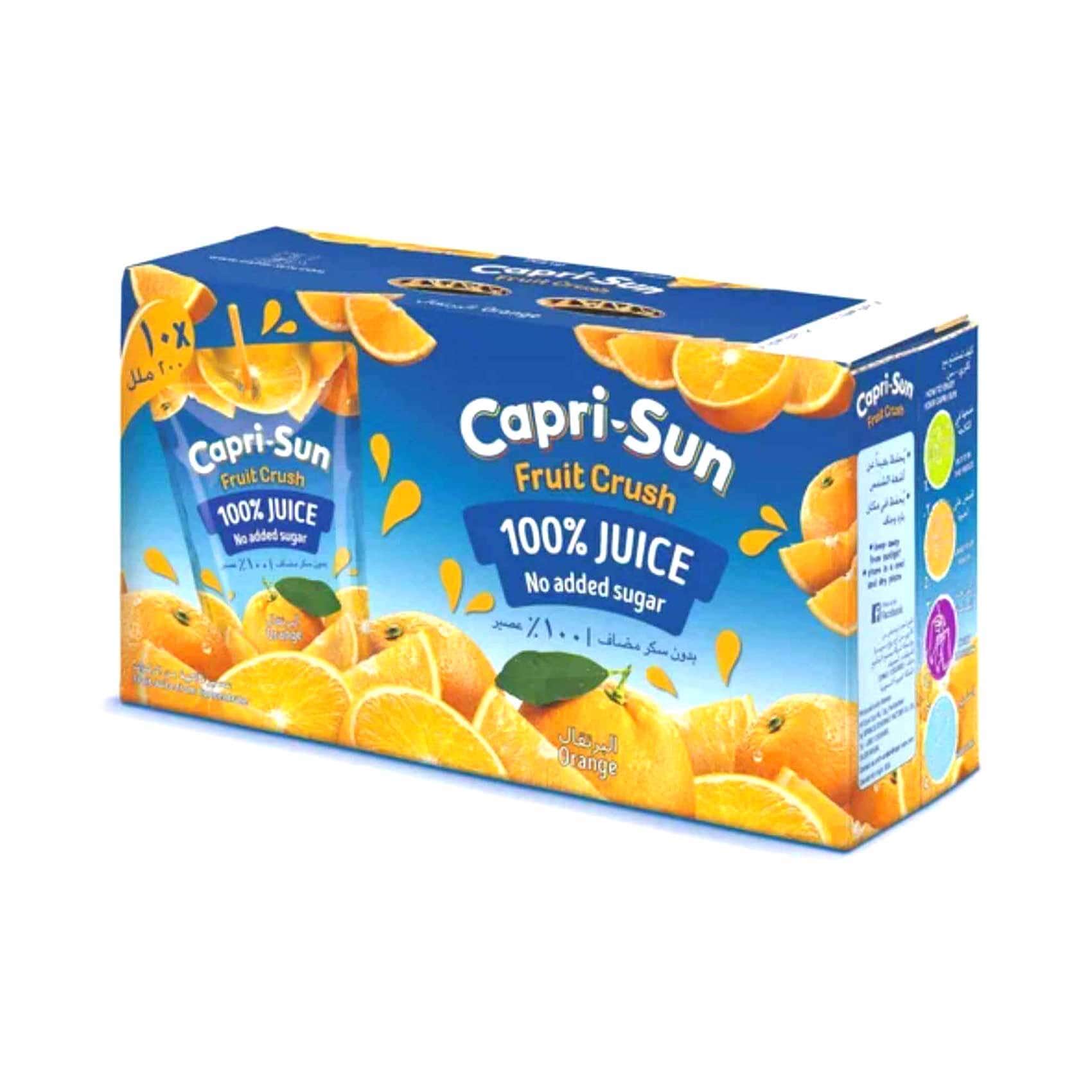 Buy Capri-Sun Orange 100% Juice 200mlx10's Online