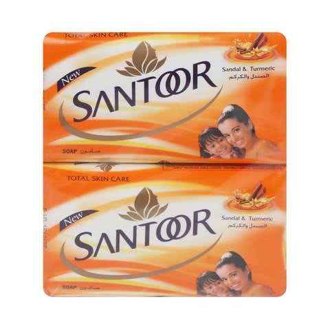 Santoor sandal & hot sale turmeric soap