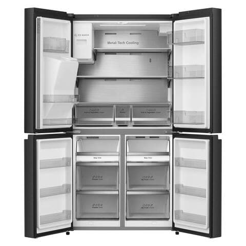 Gorenje French Bottom Freezer Refrigerator NRM9181SBI 647L Black
