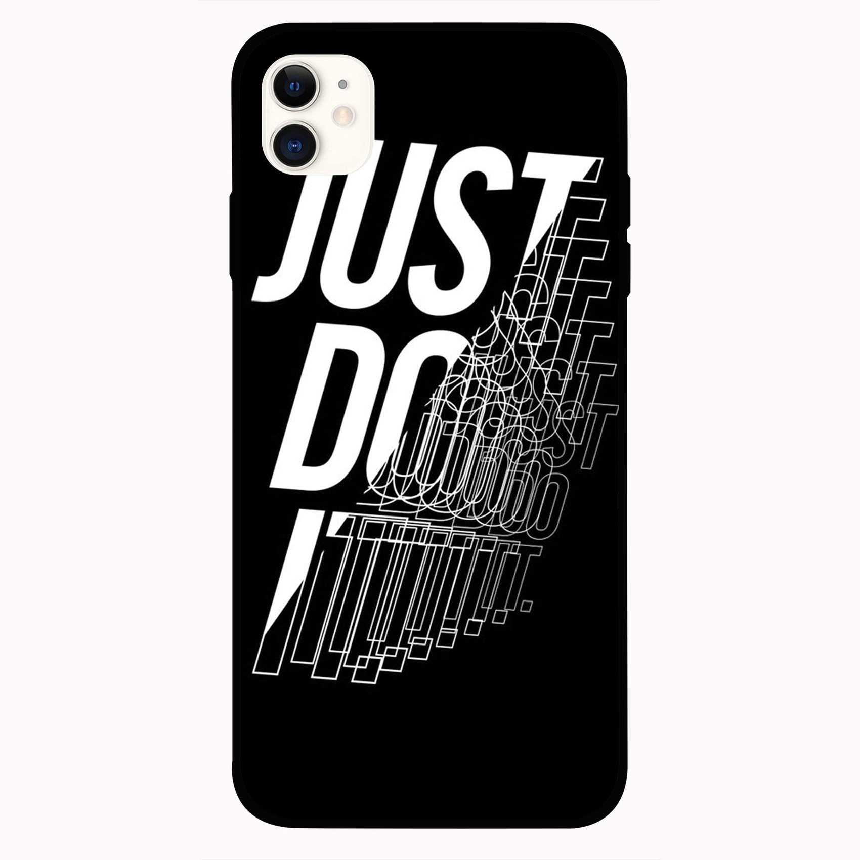 Buy Theodor Apple Iphone 12 6 1 Inch Case Just Do It Black Background Flexible Silicone Cover Online Shop Smartphones Tablets Wearables On Carrefour Uae
