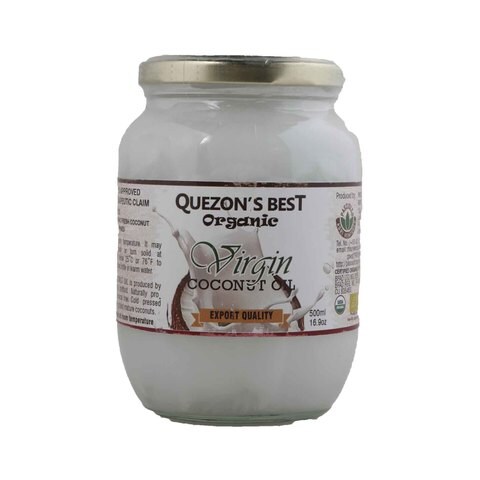 Quezon&#39;s Best Organic Virgin Coconut Oil 500 Ml