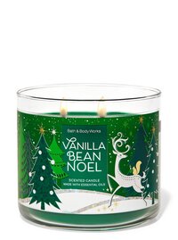 Bath &amp; Body Works- Vanilla Bean Noel 3-Wick Candle, 411 GM