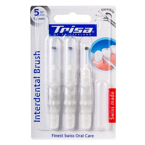 Trisa Interdental Brush Set Iso 5.0 Mm 3 Pieces
