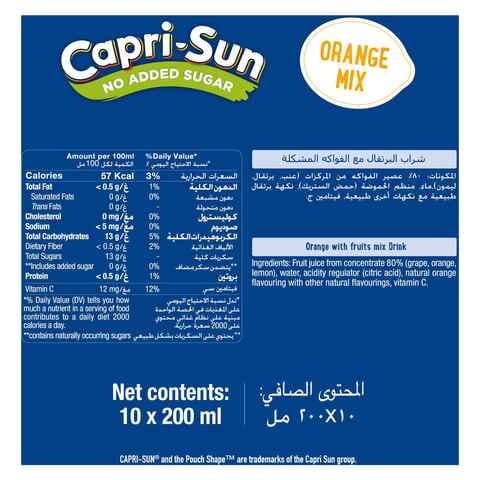 Capri-Sonne Orange - Pack 10un x 200ml