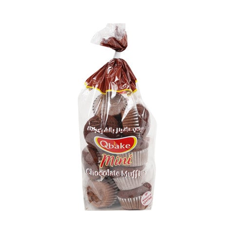 Qbake Mini Chocolate Muffins 195g
