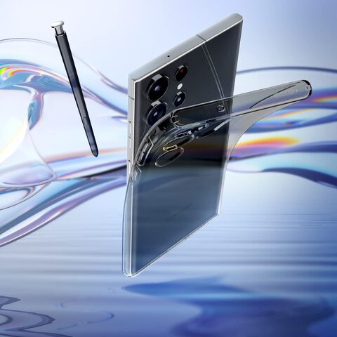 Spigen Liquid Crystal designed for Samsung Galaxy S23 ULTRA case cover (2023) - Space Crystal