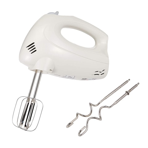 Aiwanto 250W Blender Hand Mixer Electric Blender for Cake Egg Easy Blender Egg Beater White