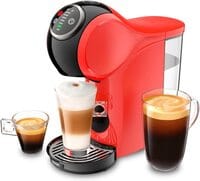 Nescaf&eacute; Dolce Gusto De&#39;Longhi Genio S Plus Capsule Coffee Machine, Best Coffee Maker for Espresso, Cappuccino, Latte, Hot Chocolate, Compact Size For Home &amp; Office, Red, EDG315.R