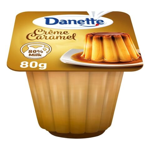 Danette Cream Caramel Dessert 80g Pack of 8