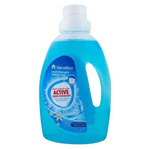 Buy Carrefour liquid detergent top load original 1 L in Saudi Arabia