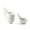 Porceletta Ivory Porcelain Spoon Shape Dish 5.5x6 cm