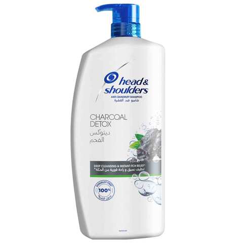 Head &amp; Shoulders Shampoo Anti-Dandruff Charcoal Detox 1000 Ml