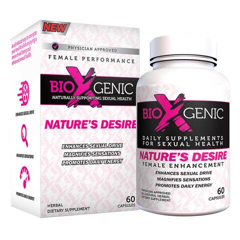 BioXgenic Nature&#39;s Desire Capsules 60 Pieces