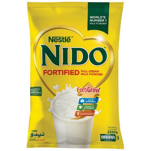 Nestle Nido Fortified Milk Powder Pouch 2250g