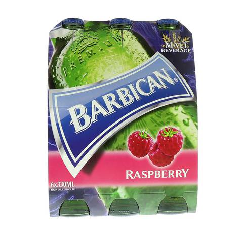 Barbican Raspberry Flavoured Non-Alcoholic Malt Beverage 330ml Pack of ...