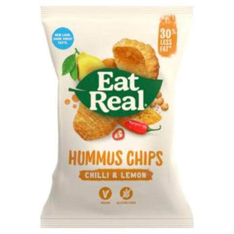 Eat Real Hummus Chili And Lemon Chips 135g