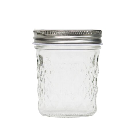 3pcs Clear Glass Food Storage Jar/Cotton Container With Airtight