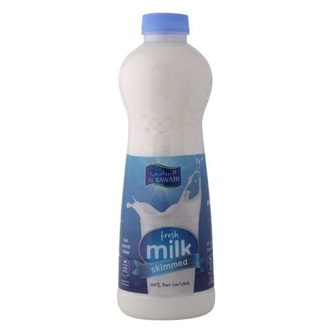 Al Rawabi Fresh Skimmed Milk 1l